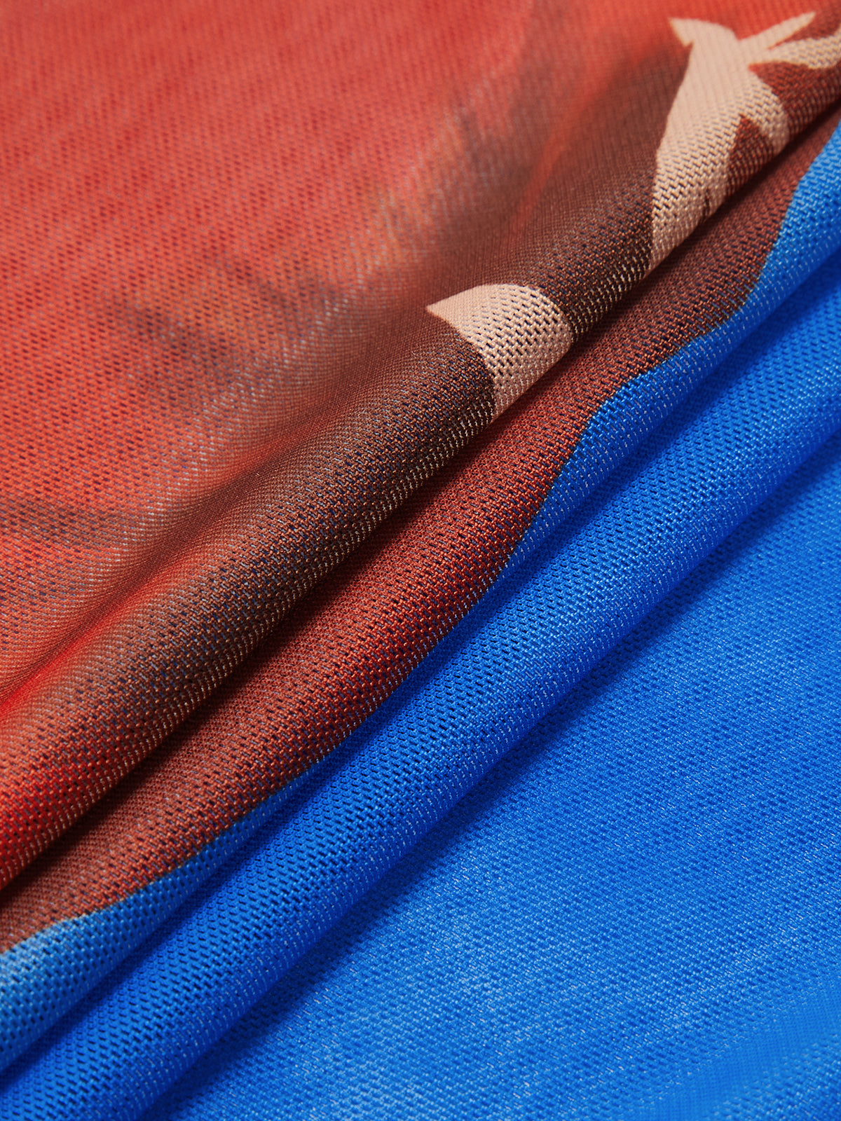 Semi-Sheer Floral Backless Split Dress