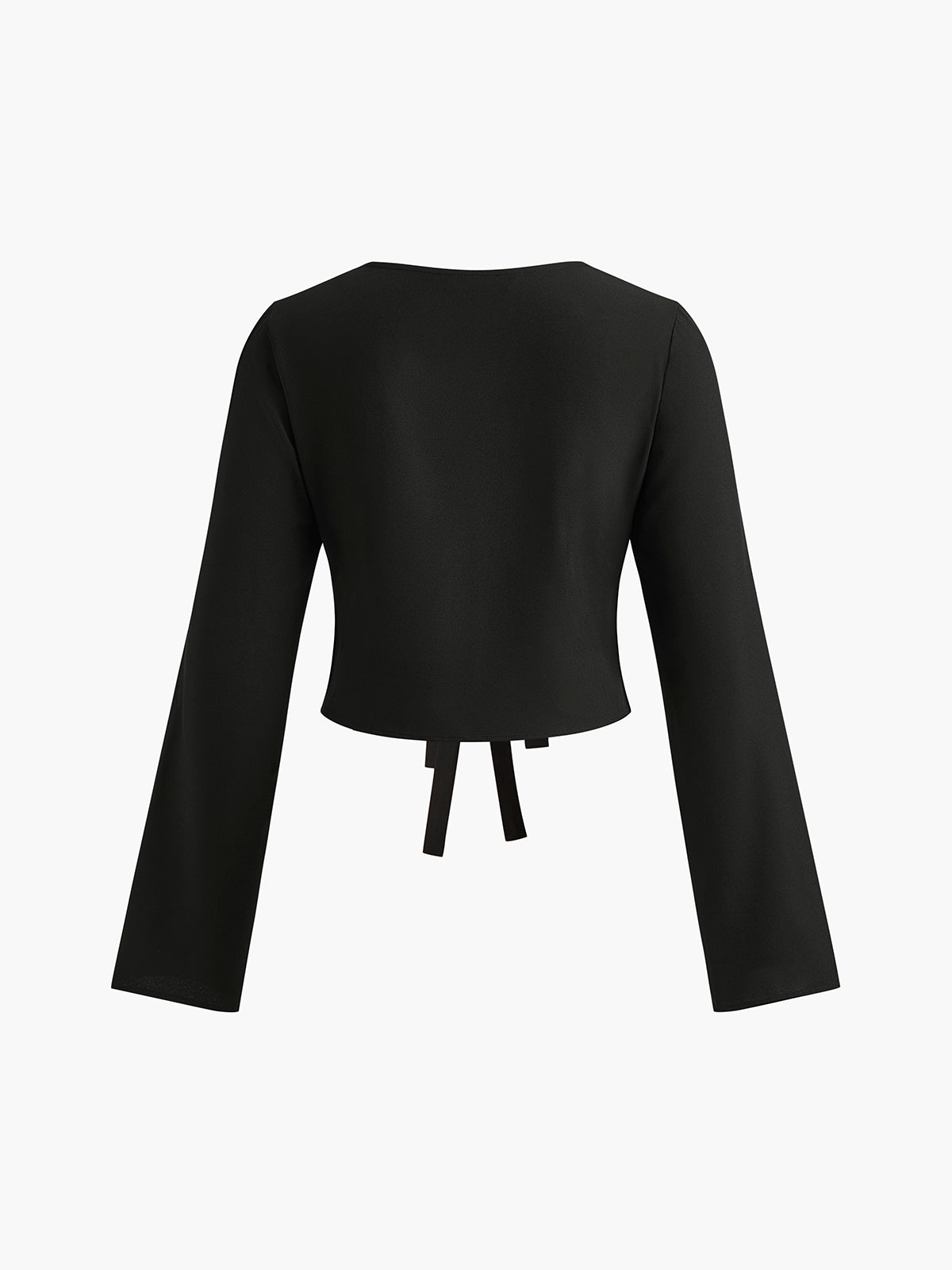 Tie Front Slim Blouse