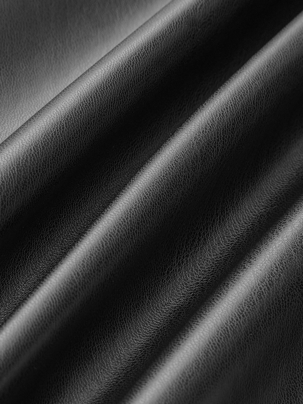 Faux Leather Sleeveless Belted Dress