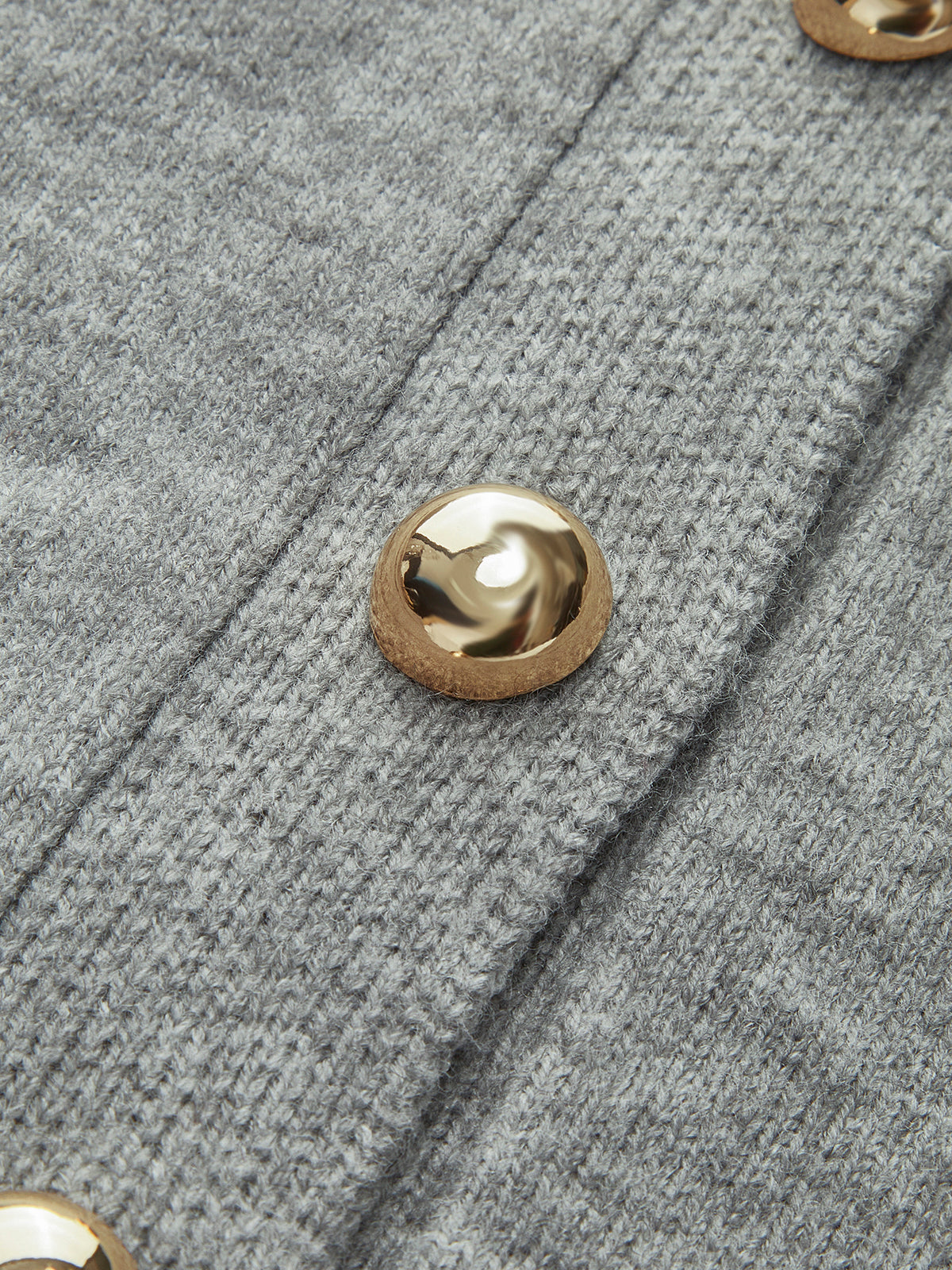 Breasted Bell Sleeve Slim Cardigan