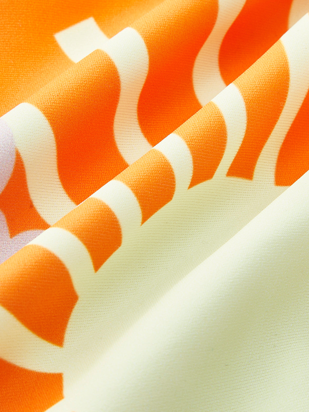 Tropical Print Back Cut-Out One-Piece Swimsuit