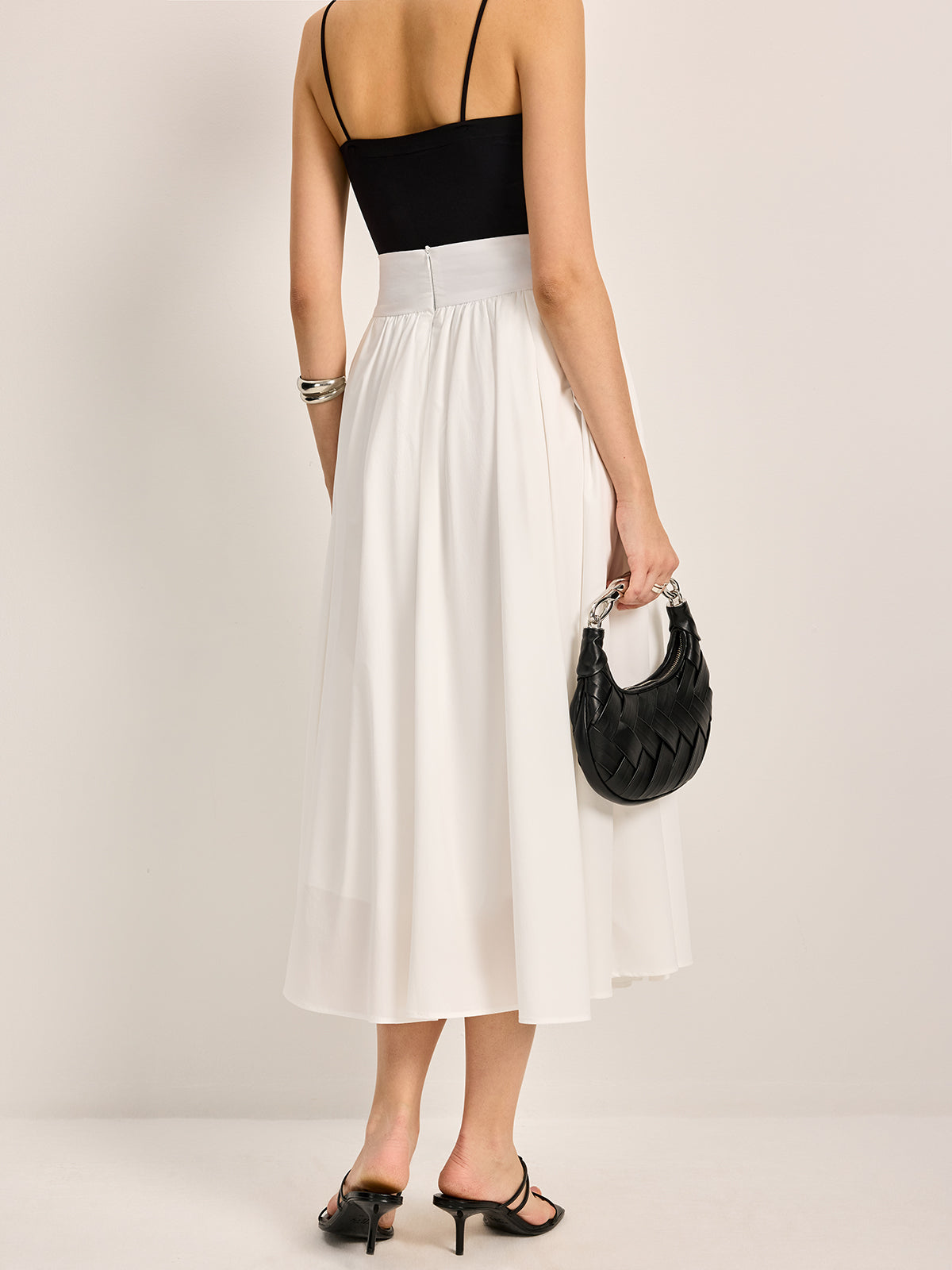 Elegant A-Line Pleated Skirt