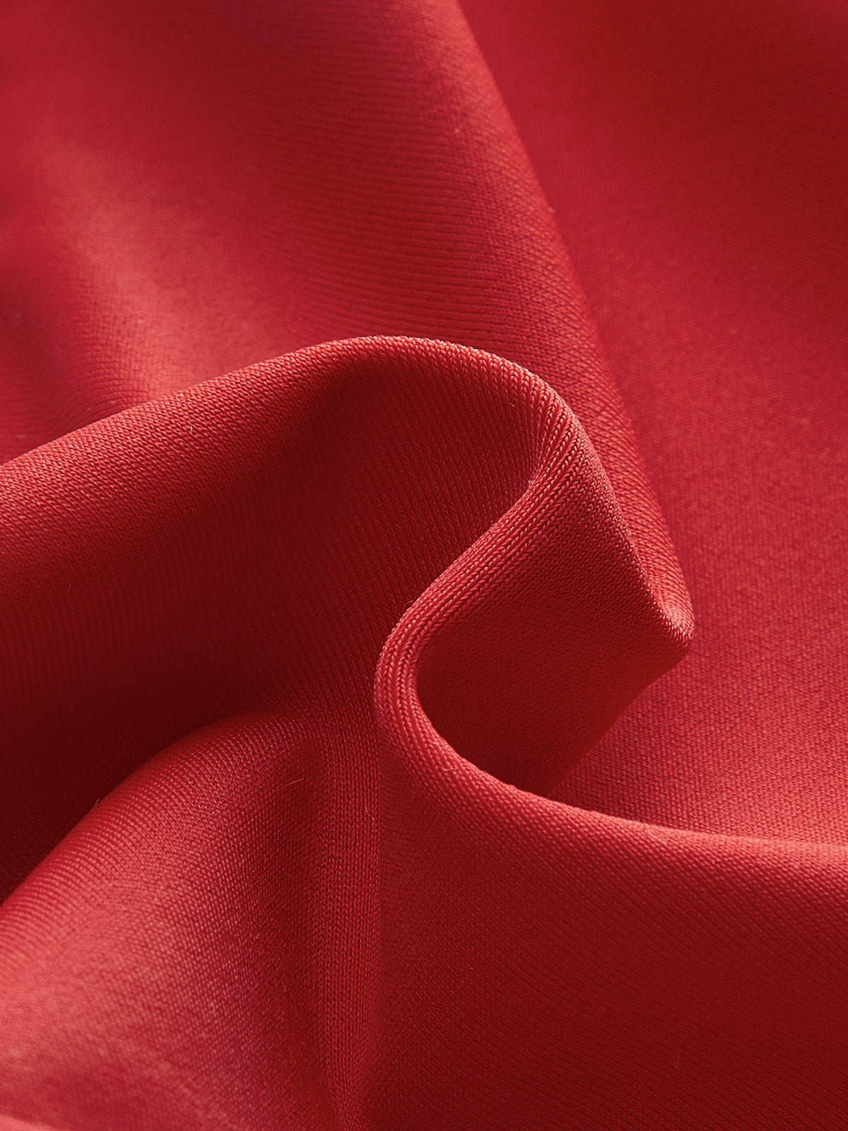 Contrast Trim Scoop Neck Bikini Set