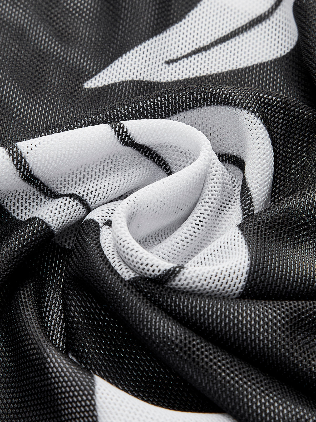 Sheer Printed Mesh Beach Cover-Up Skirt