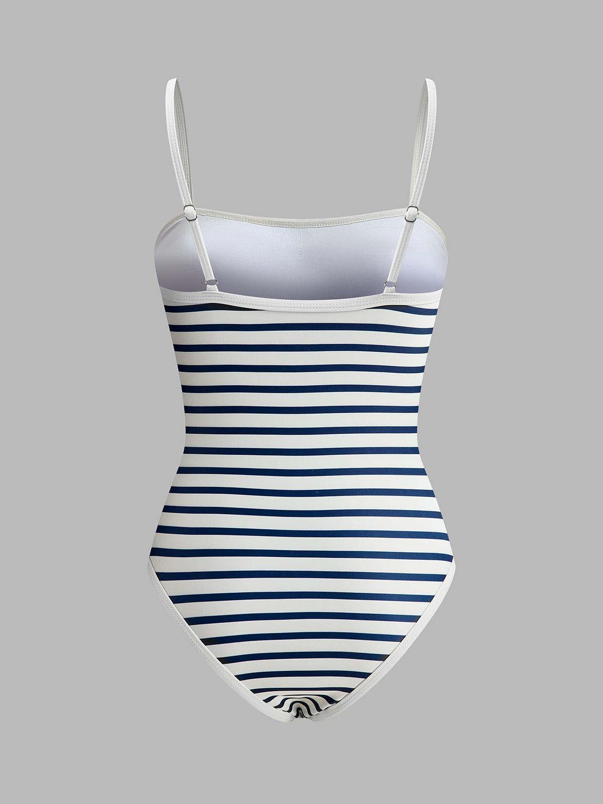 Striped Spaghetti Strap One-Piece Swimsuit