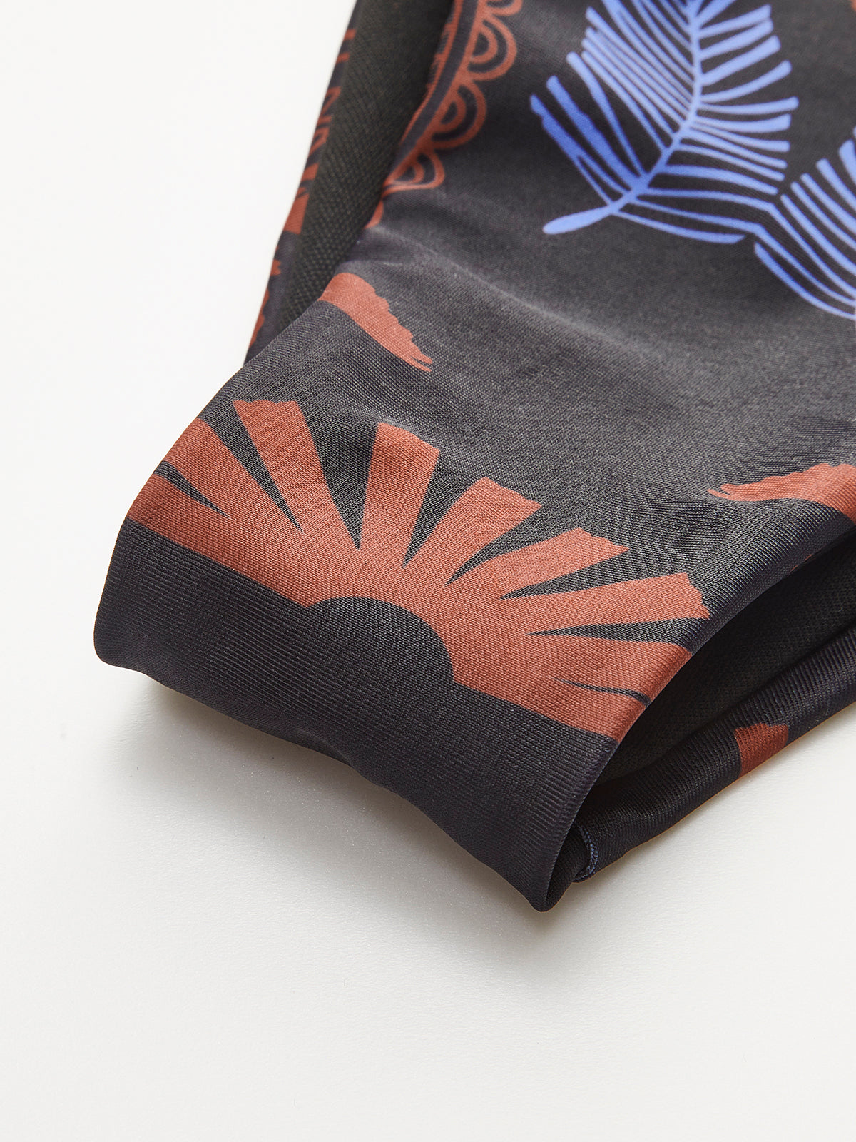 Boho Print Tie-Back Halter Bikini