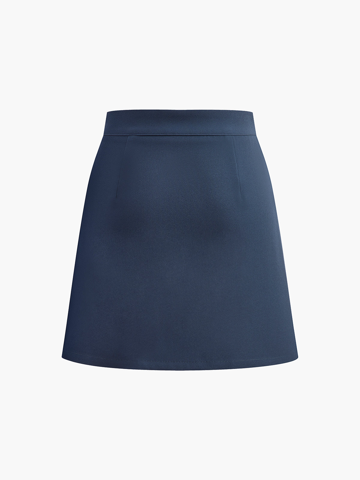 Asymmetric Layered Split Mini Skirt