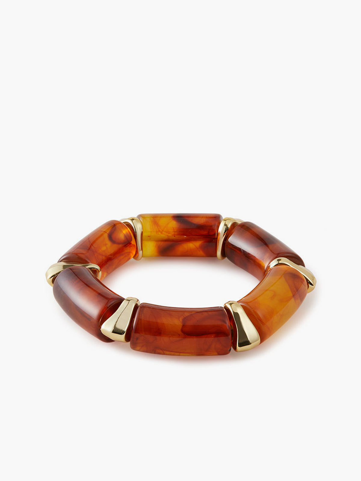 Resin Link Cuff Bracelet