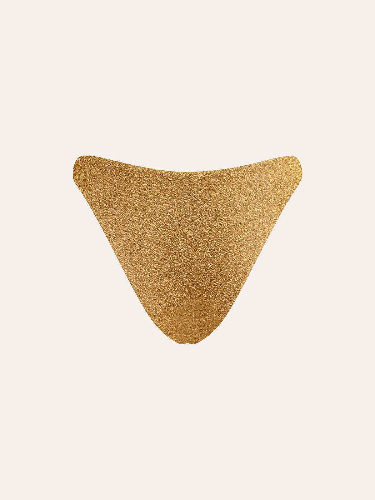 Gold Metallic Detail Bikini Bottom