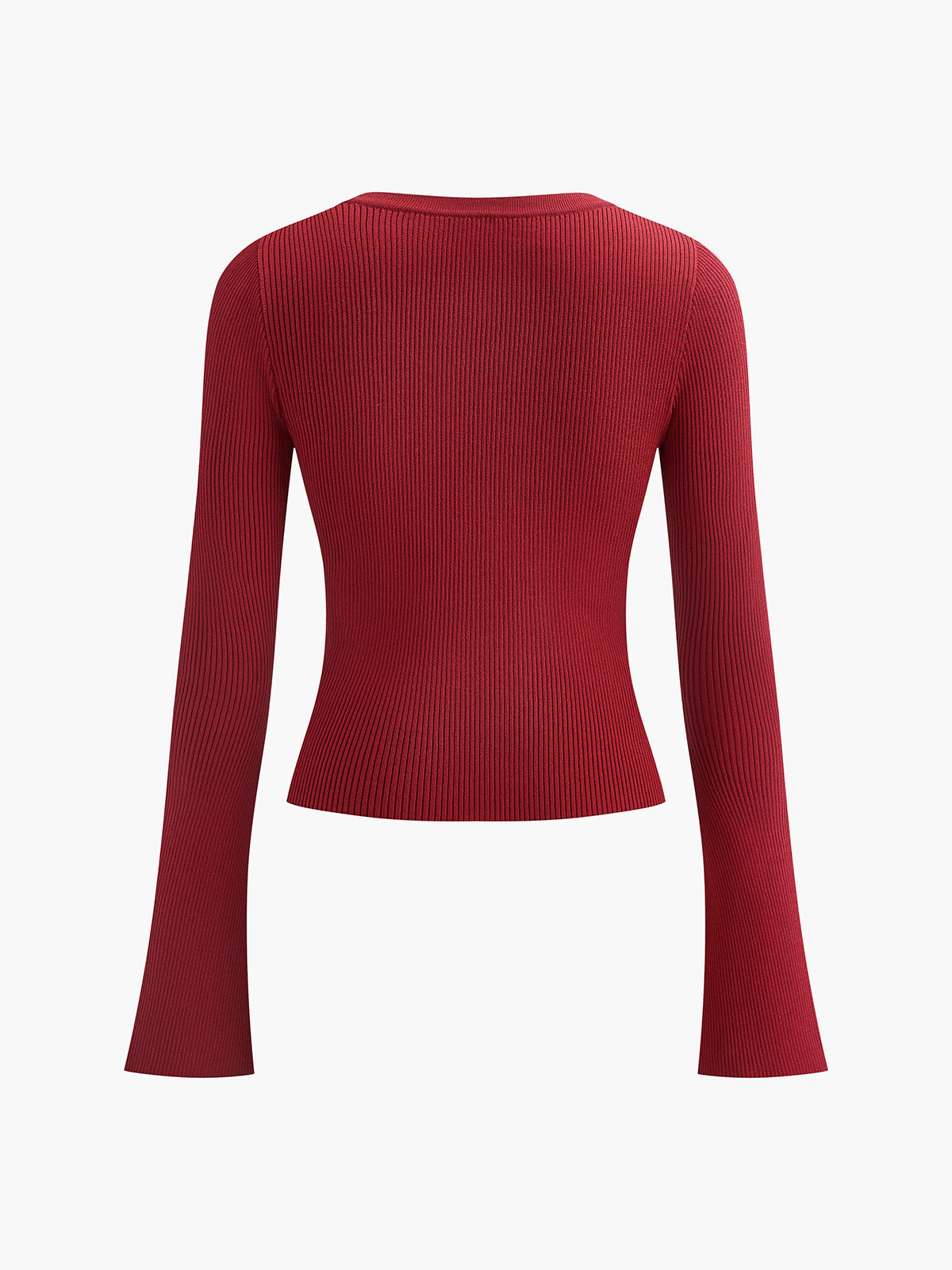 Ribbed Button Down Thin Cardigan