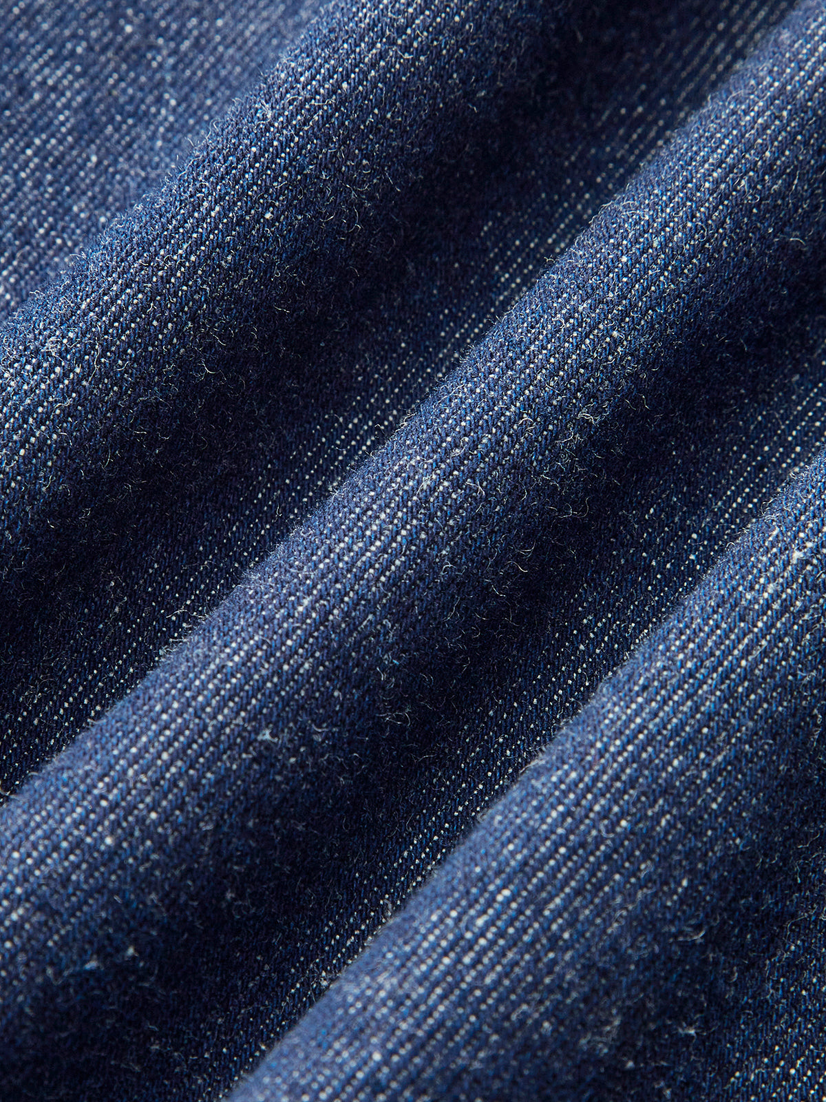 A-Line Denim Skirt With Side Pockets