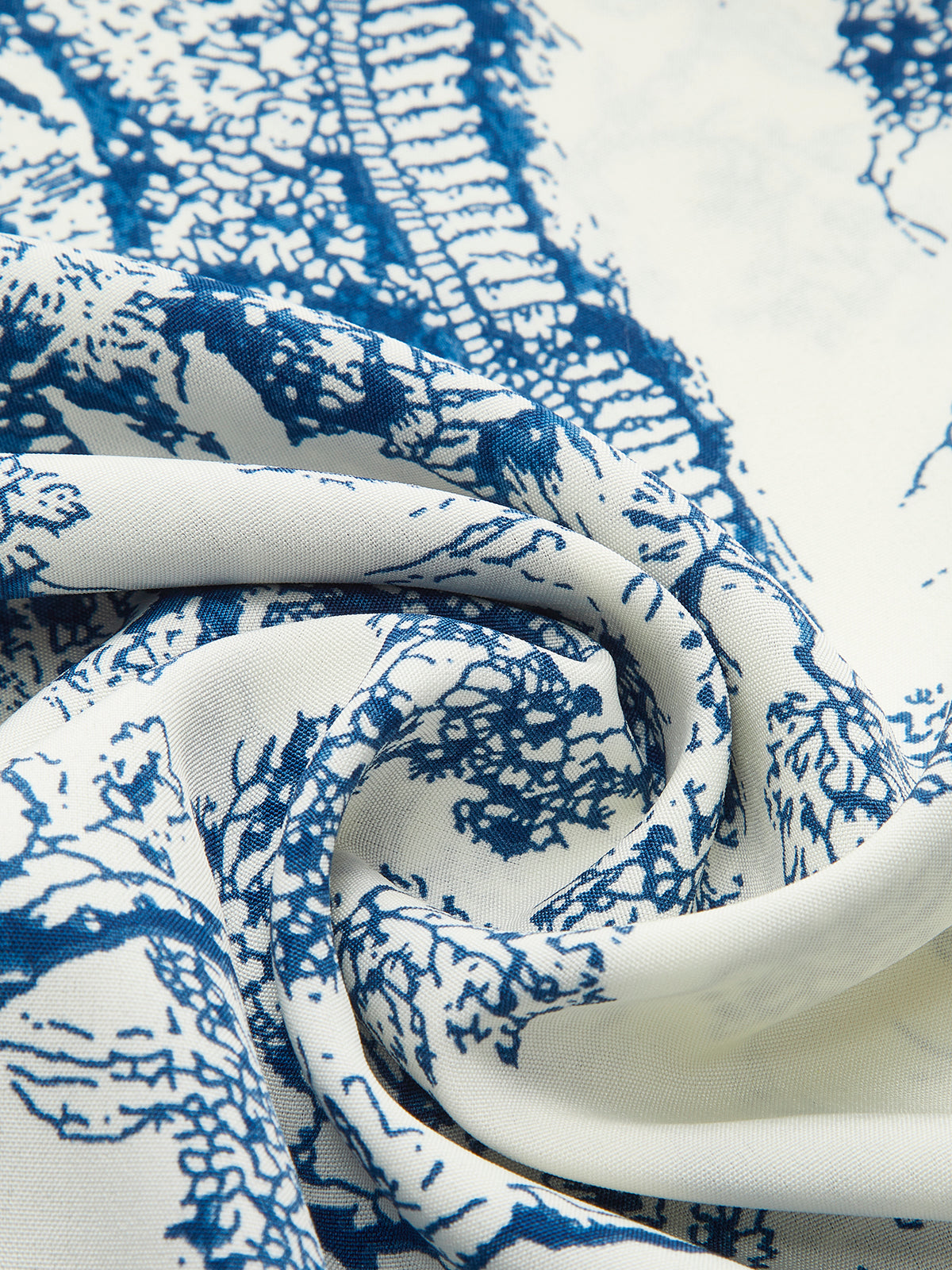 Print Off-Shoulder Smocked Sleeve Dress