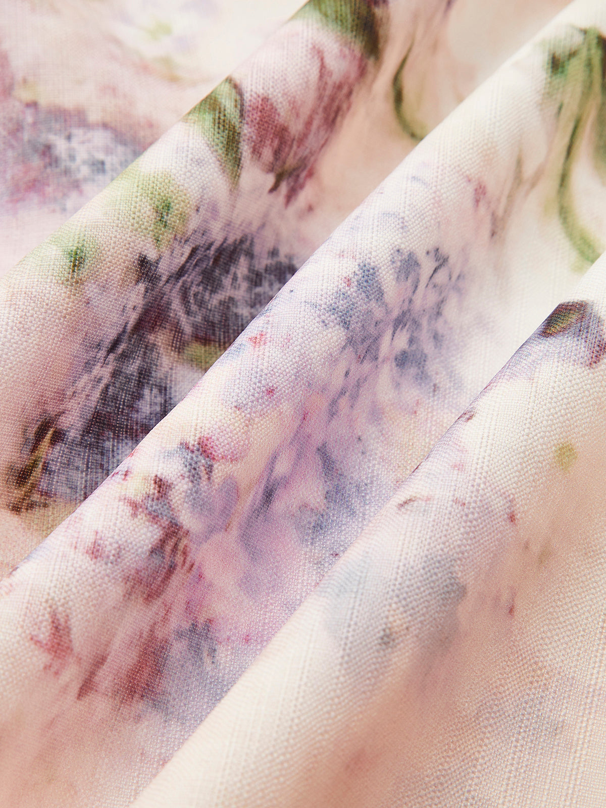 Belted Balloon Sleeve Floral Dress