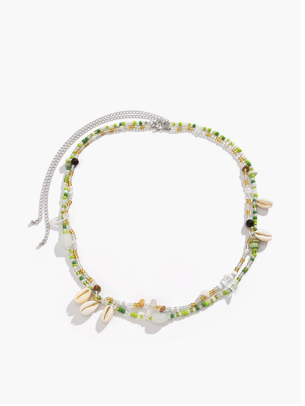 Seashell & Bead Embellished Waist Chain