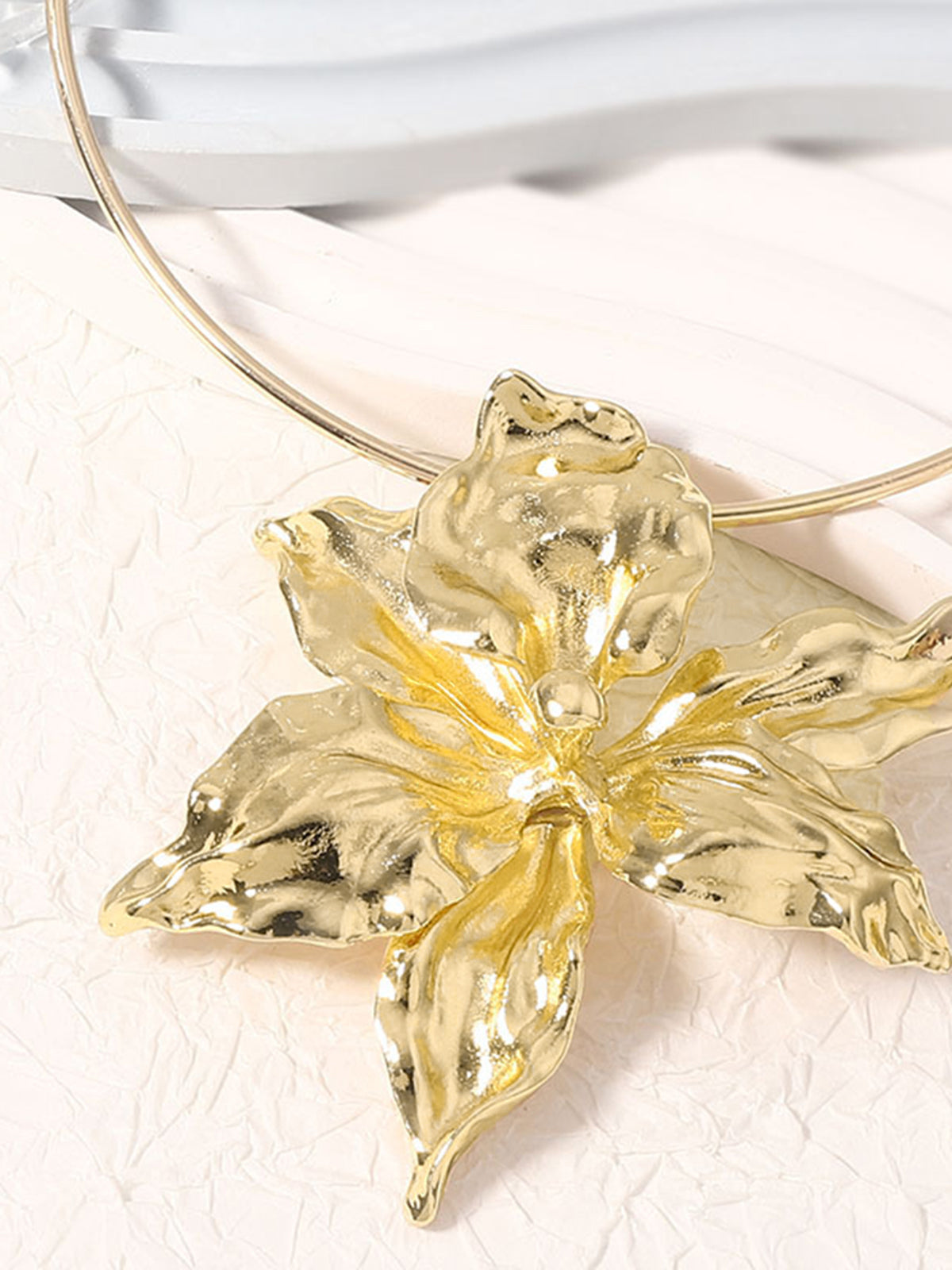 Floral Statement Choker Necklace