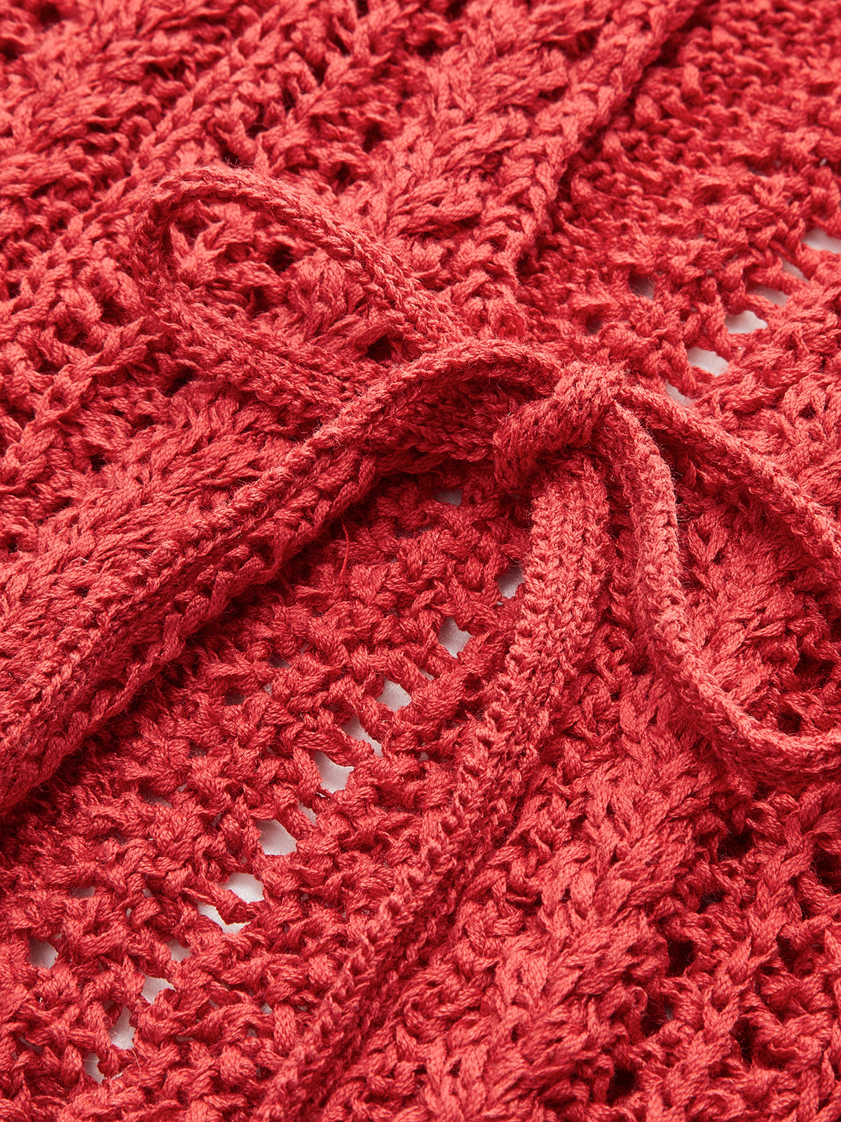 Knit Tie-Front Sleeveless Vest