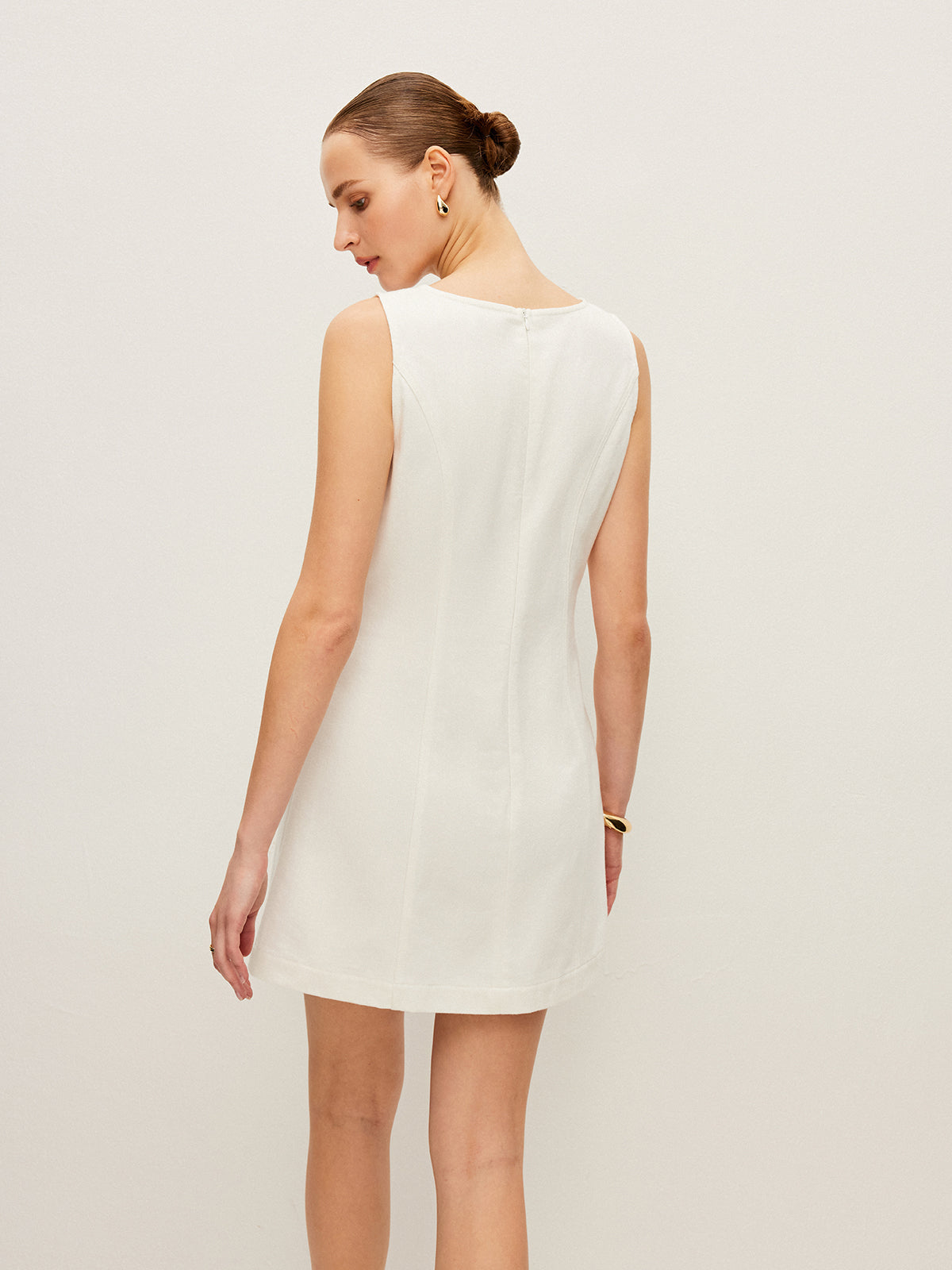 Sleeveless Denim Dress