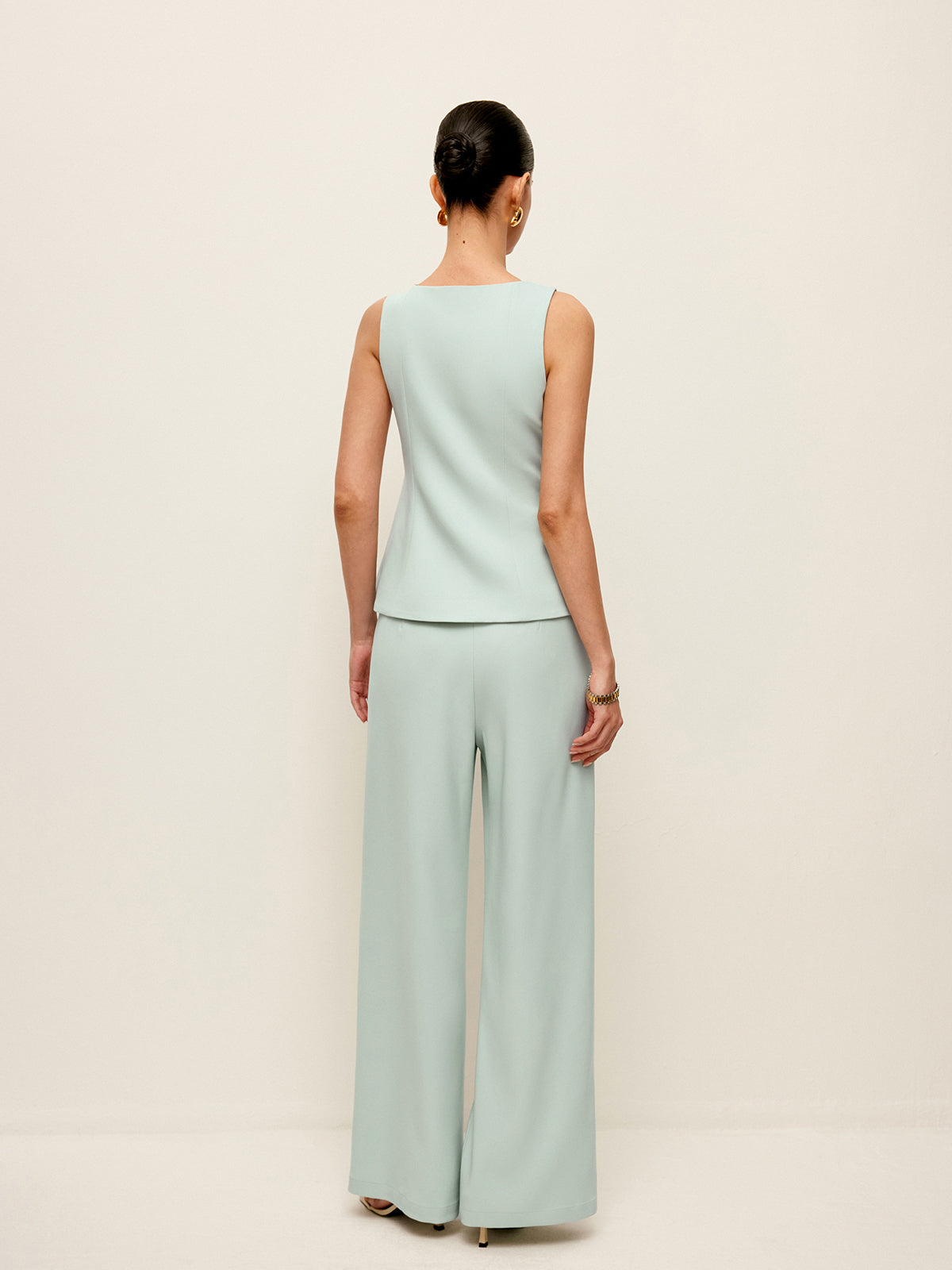 Zipper Front Top With Pockets