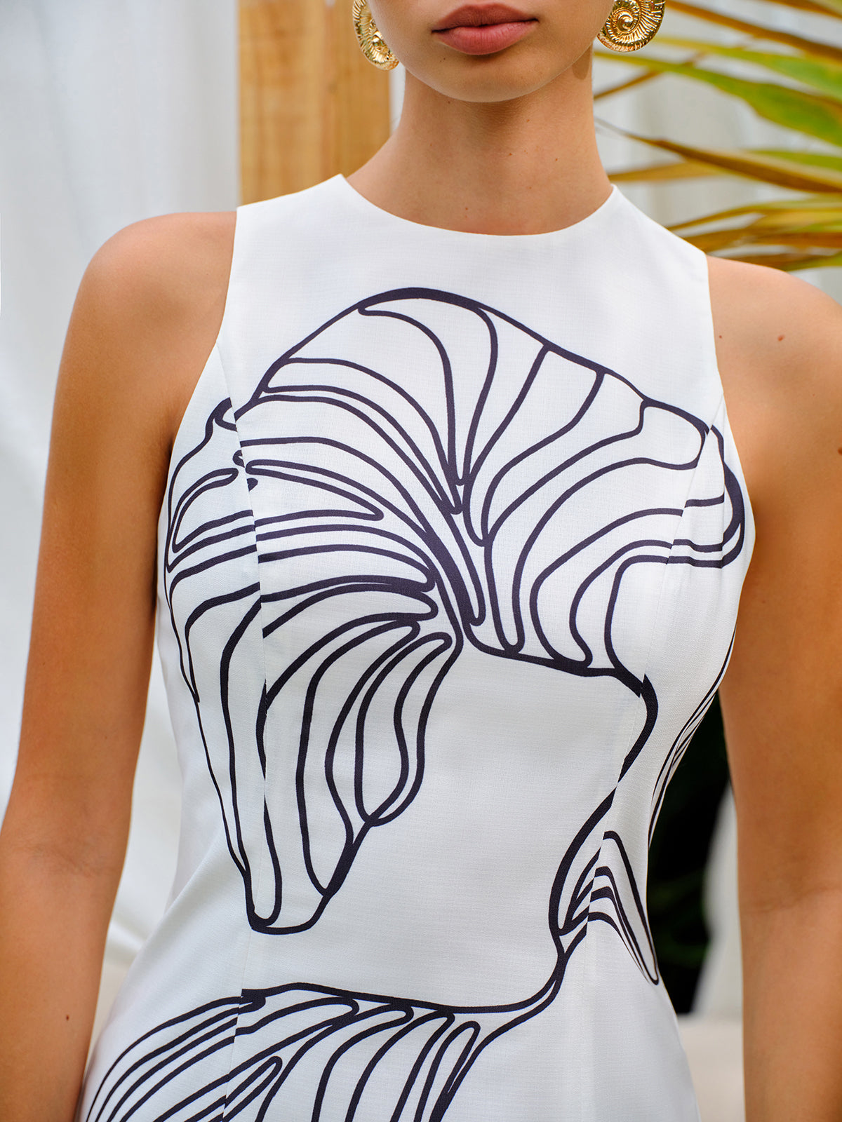 Floral Print Sleeveless Dress