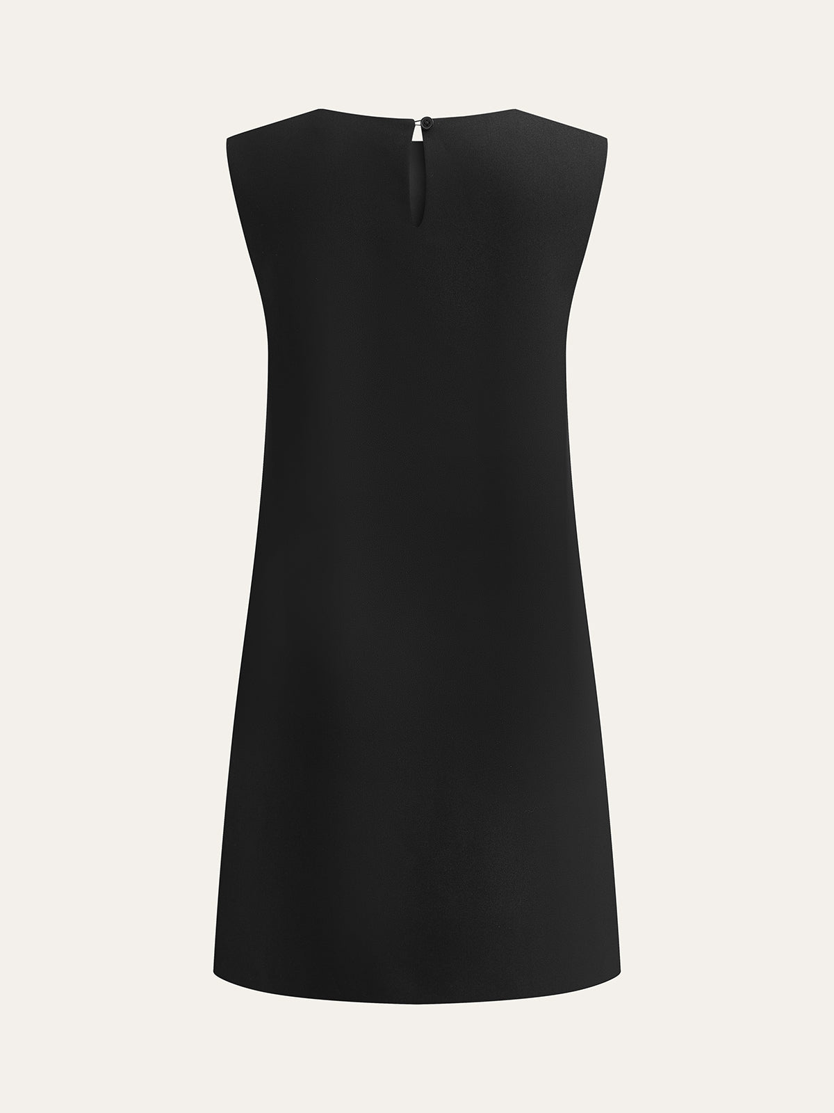 Metal Decor Sleeveless Mini Dress