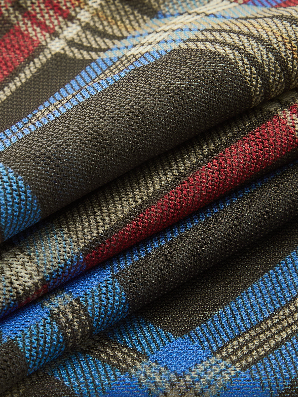 Plaid Knotted Tie-Back Top