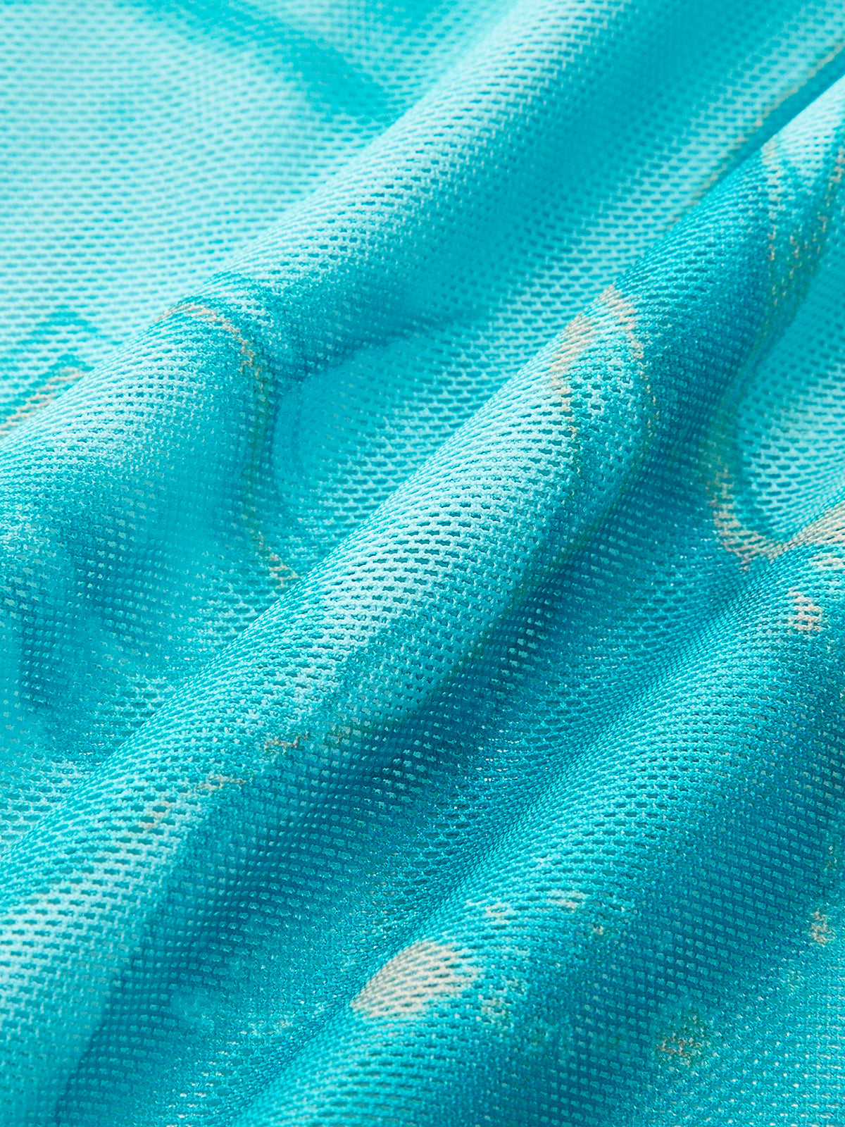 Marble Print Bikini Set With Cover-Up Skirt