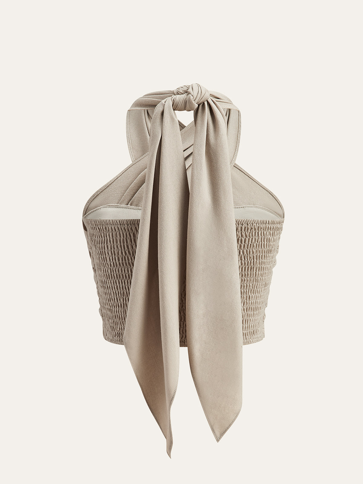 Cotton & Line Crisscross Halter Tank Top