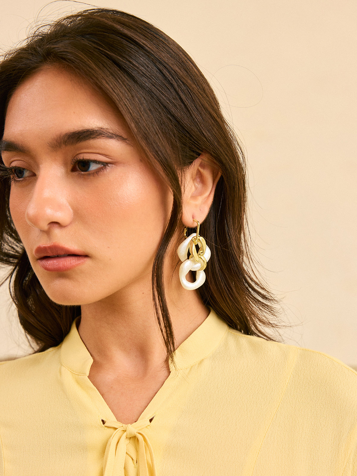 Chunky Chain Drop Earrings