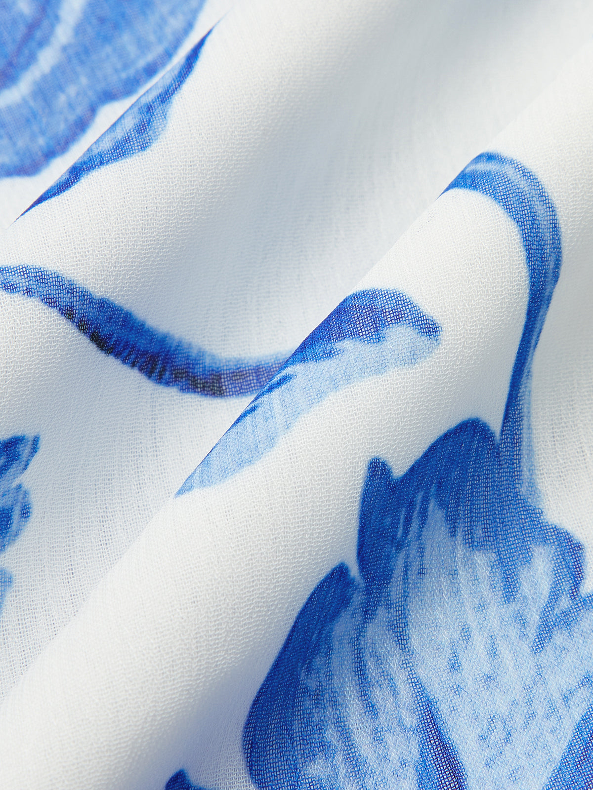 Belted Ruffled Floral Print Maxi Dress