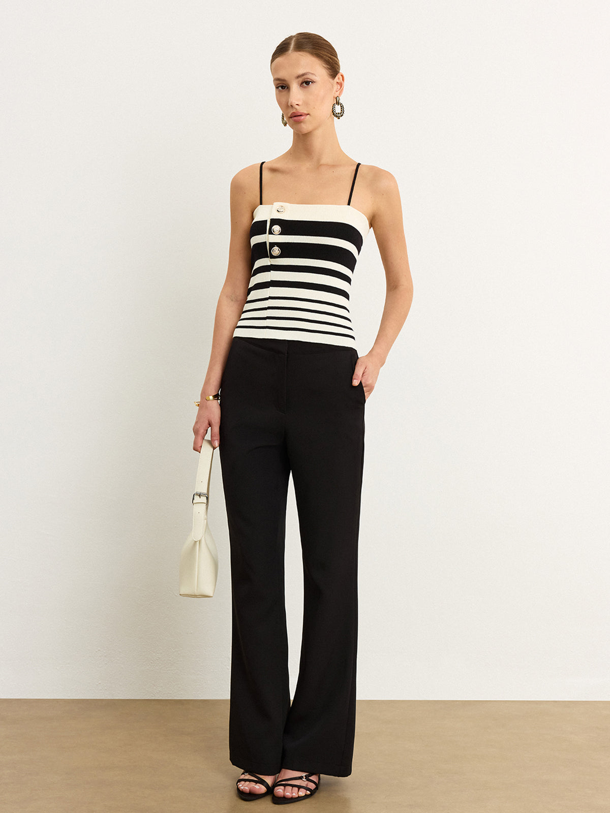 Striped Knit Tank Top