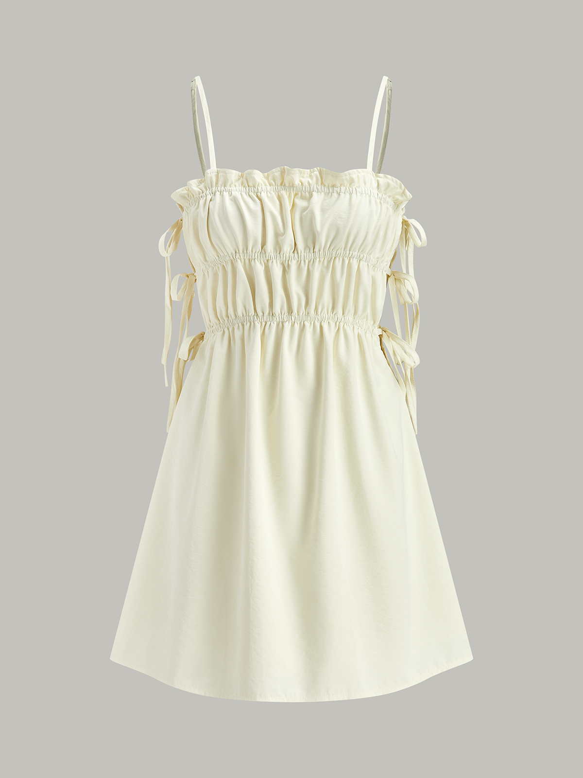 Drawstring Waist Cami Dress