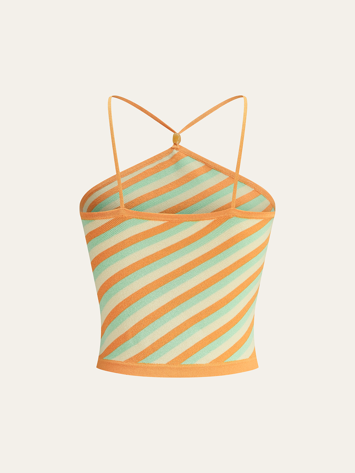 Striped Backless Tank Top