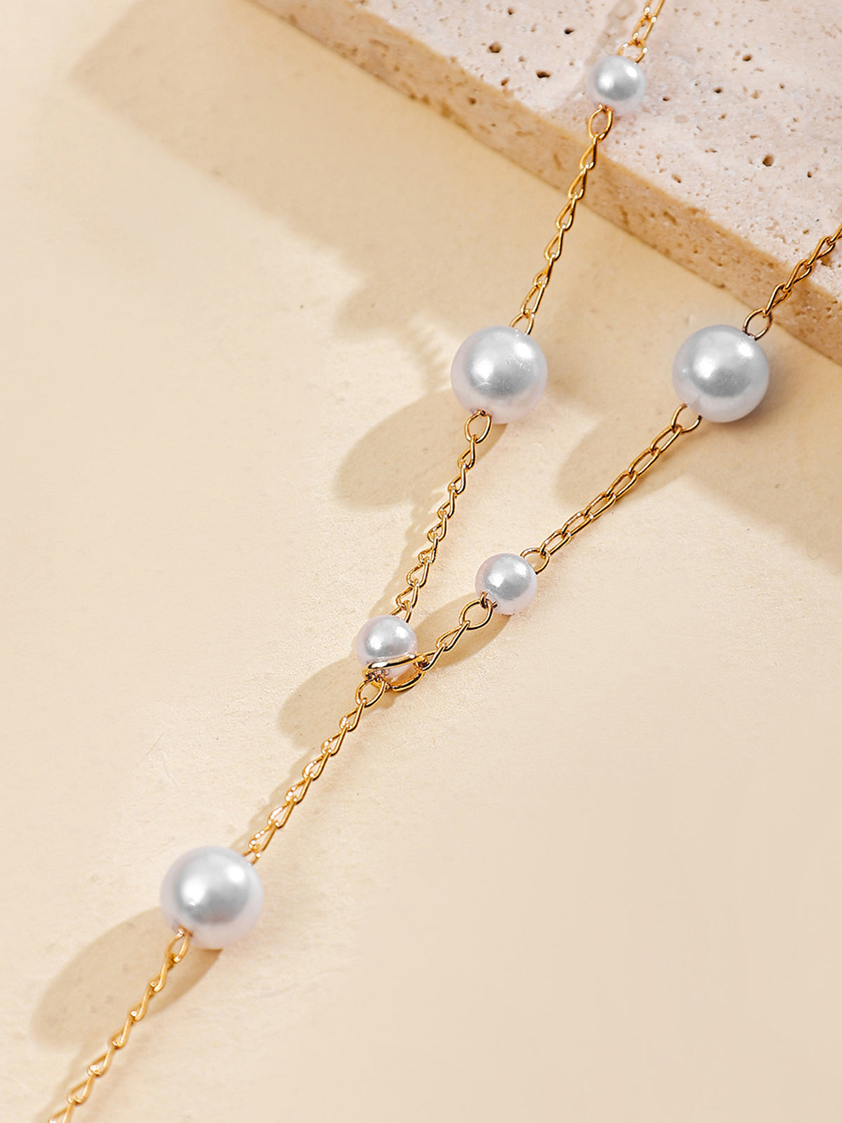 Pearl Drop Y-Necklace