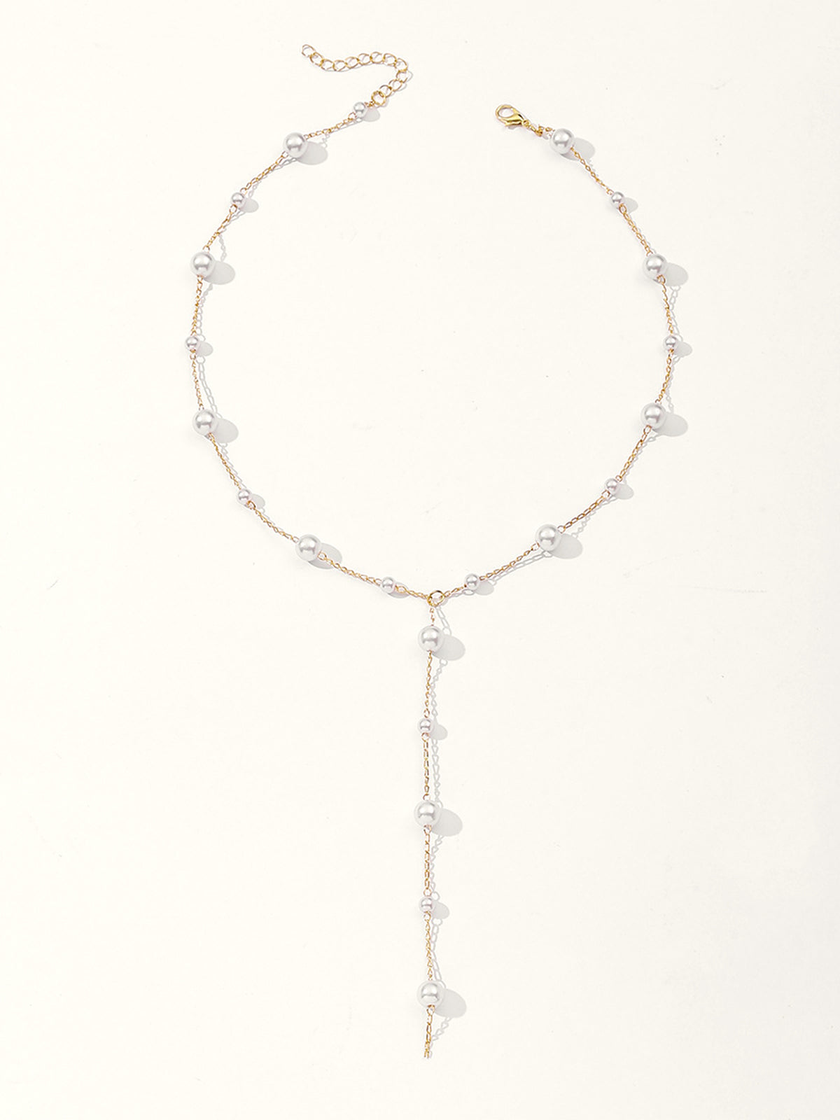 Pearl Drop Y-Necklace