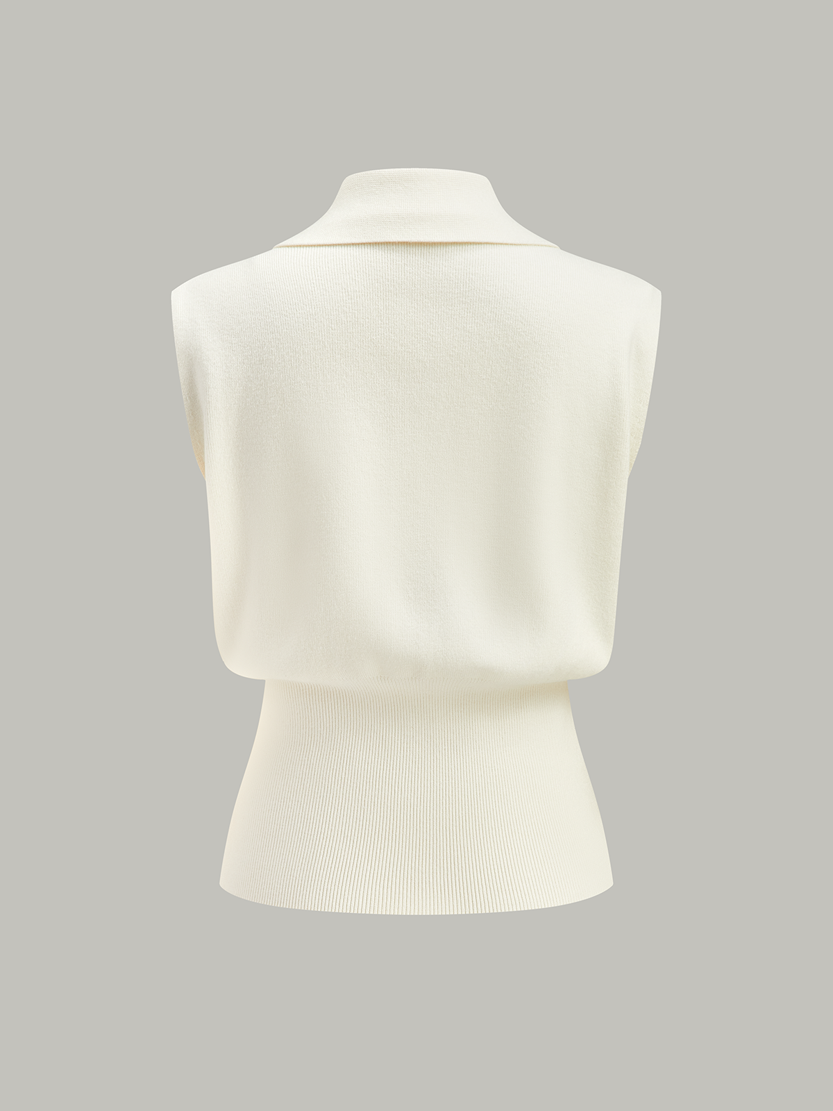 Metal Buttons Knit Vest