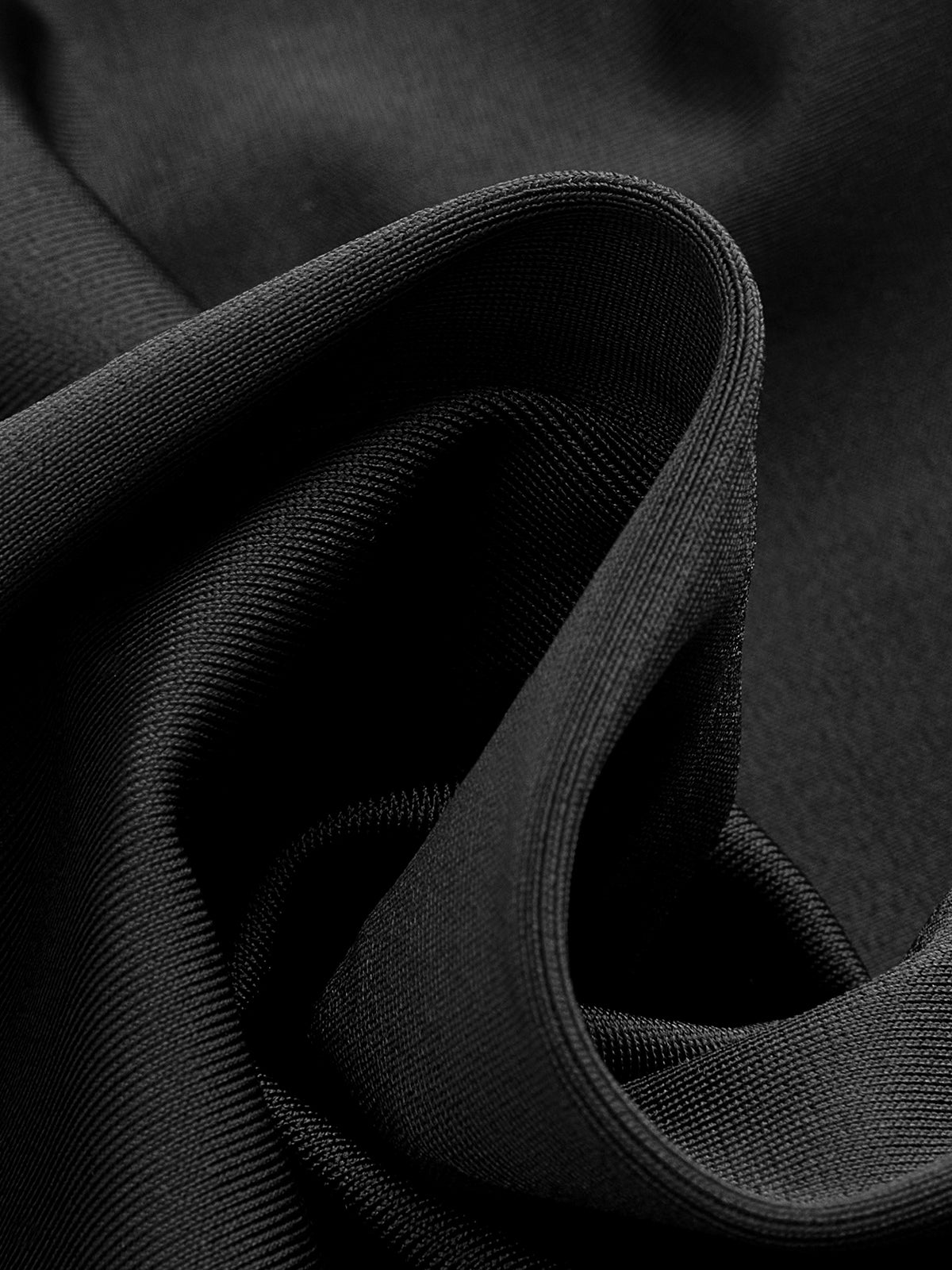 Deep V-Neck Ruched One-Piece Swimsuit