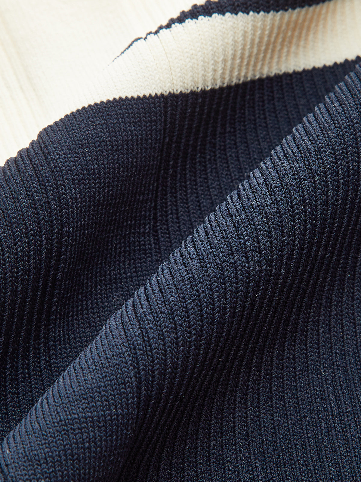 Contrast Color Striped Knit Top