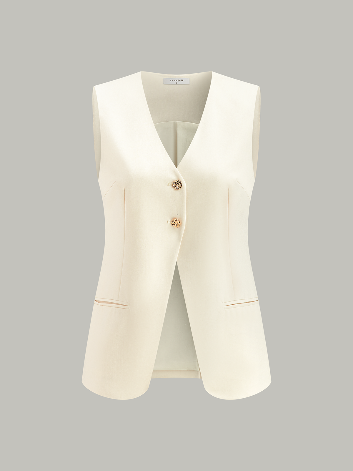 Sleeveless Blazer Vest