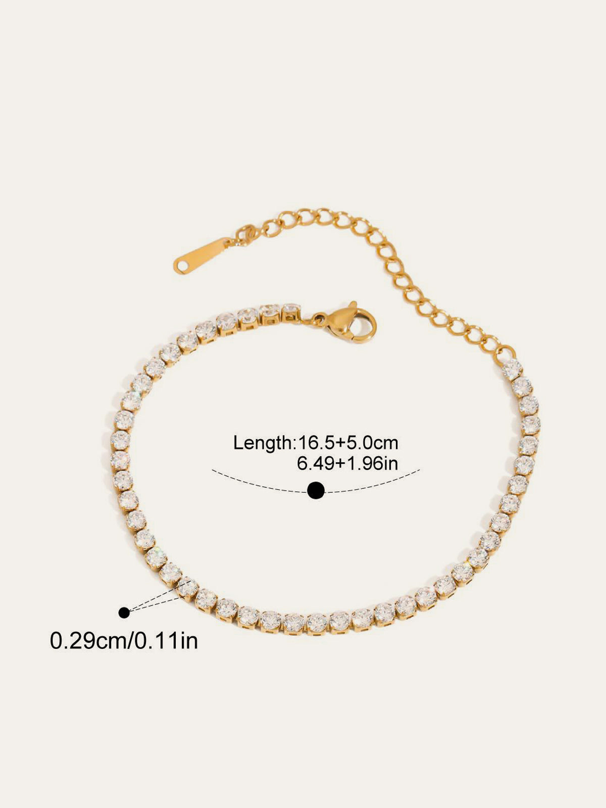 Multi-Style Crystal Embellishments Bracelet