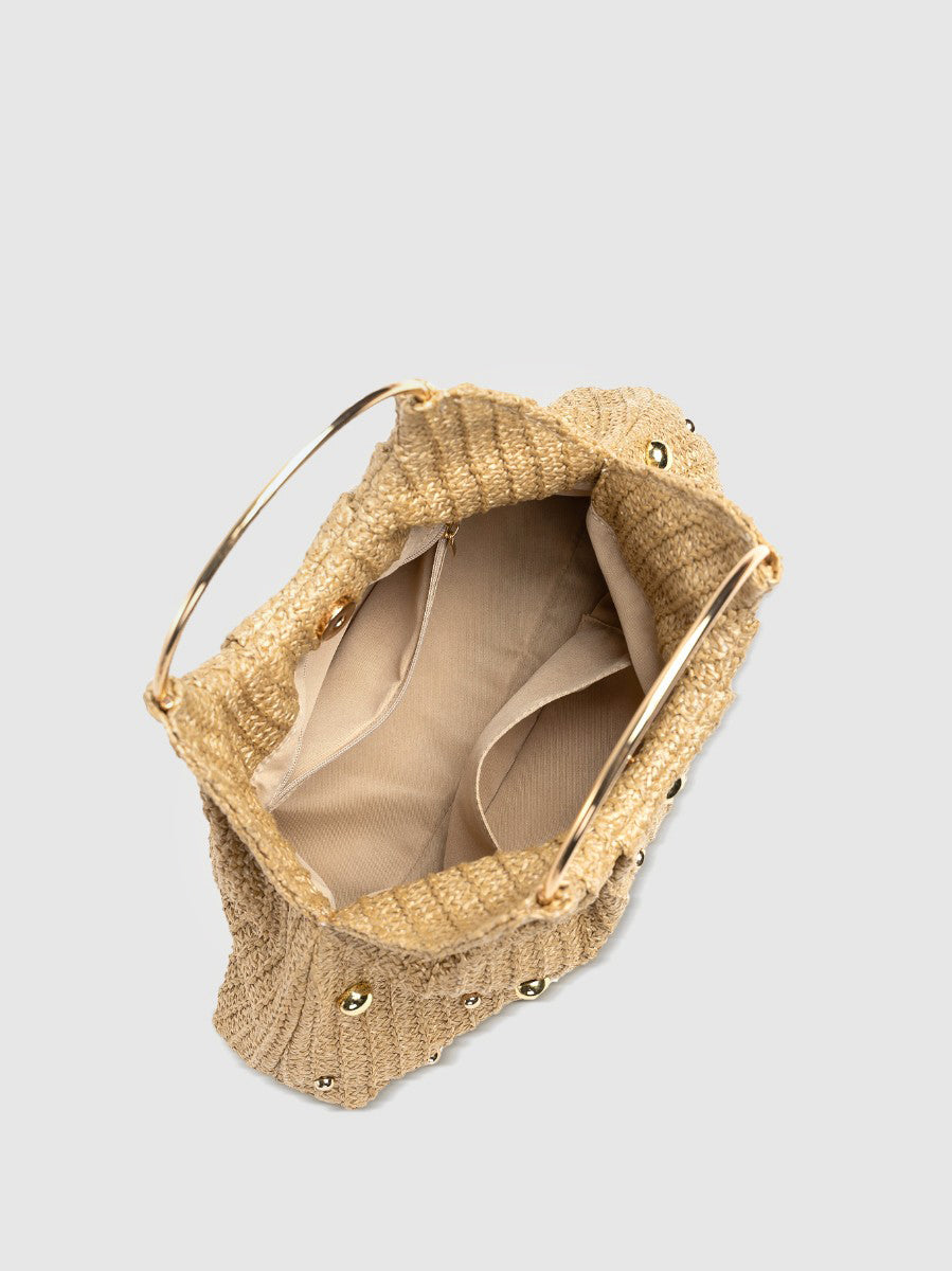 Beaded Crochet Hobo Bag