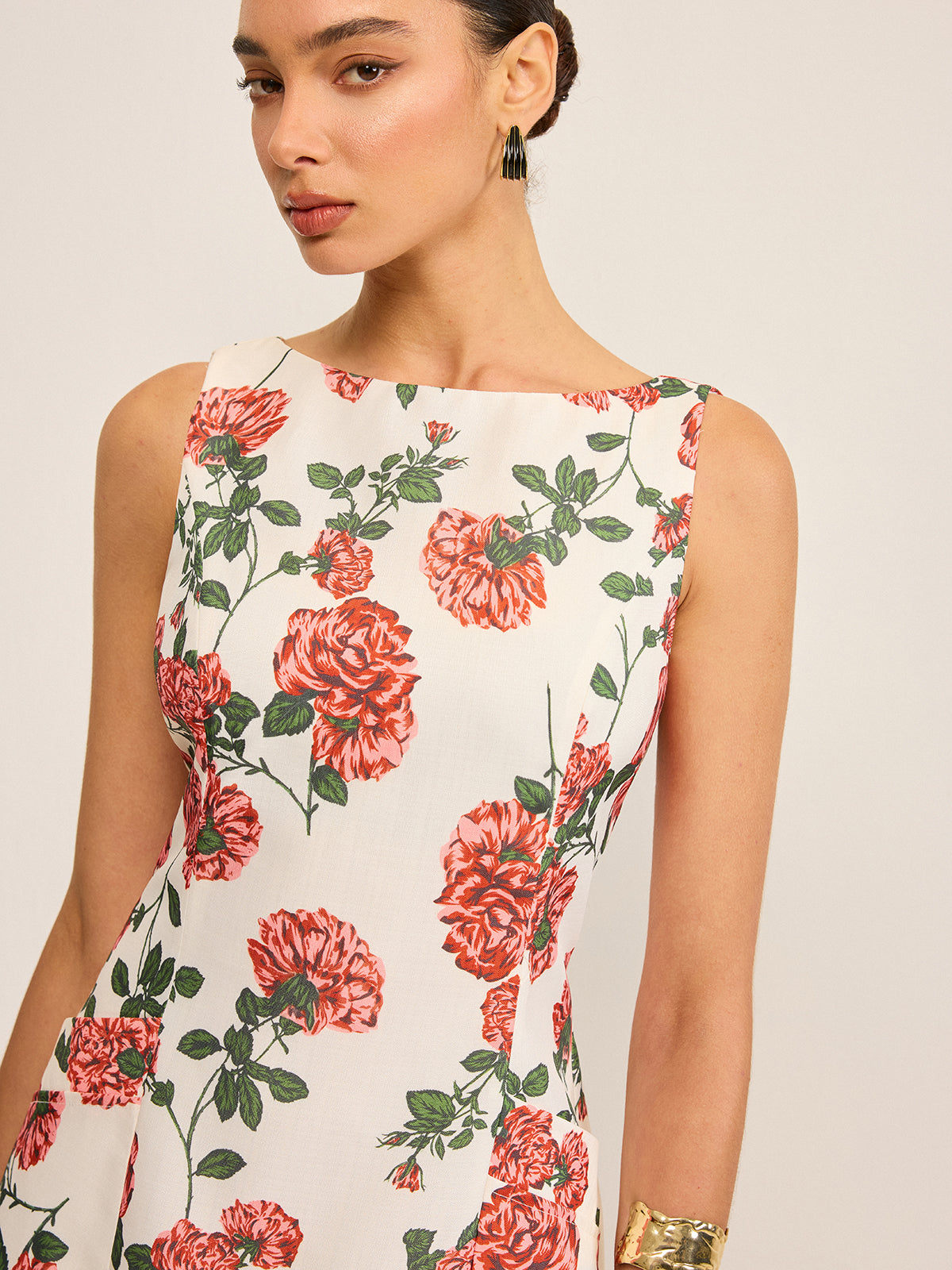 Floral Printed Shift Dress