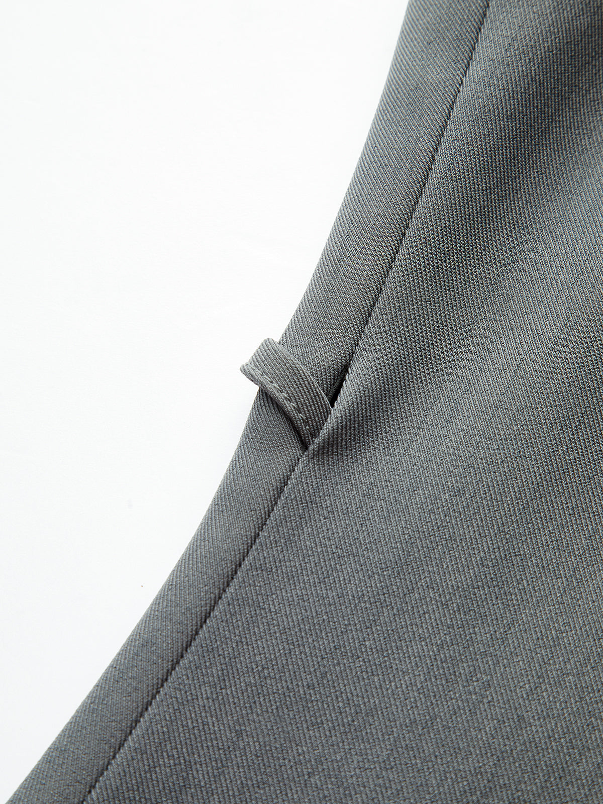 V-Neck Metal Tie-Back Vest With Belt