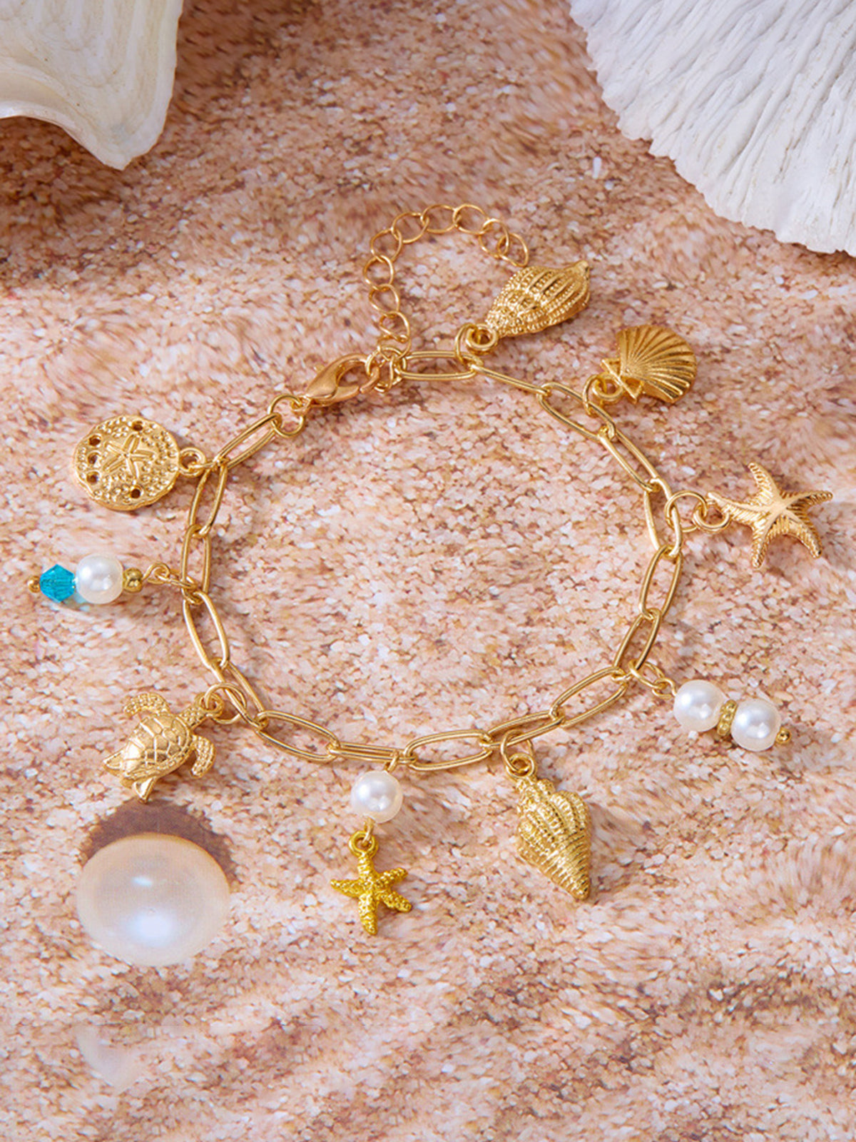 Ocean Inspired Charm Bracelet