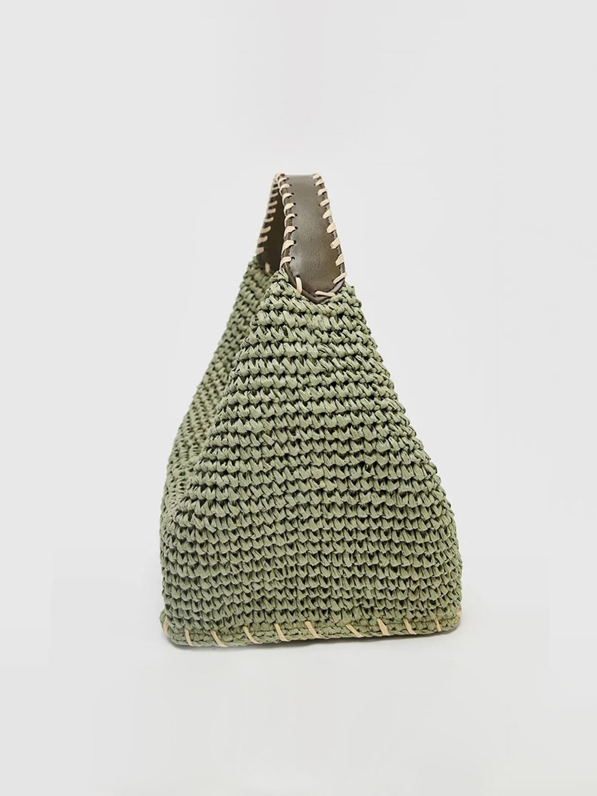 Woven Straw Hobo Bag