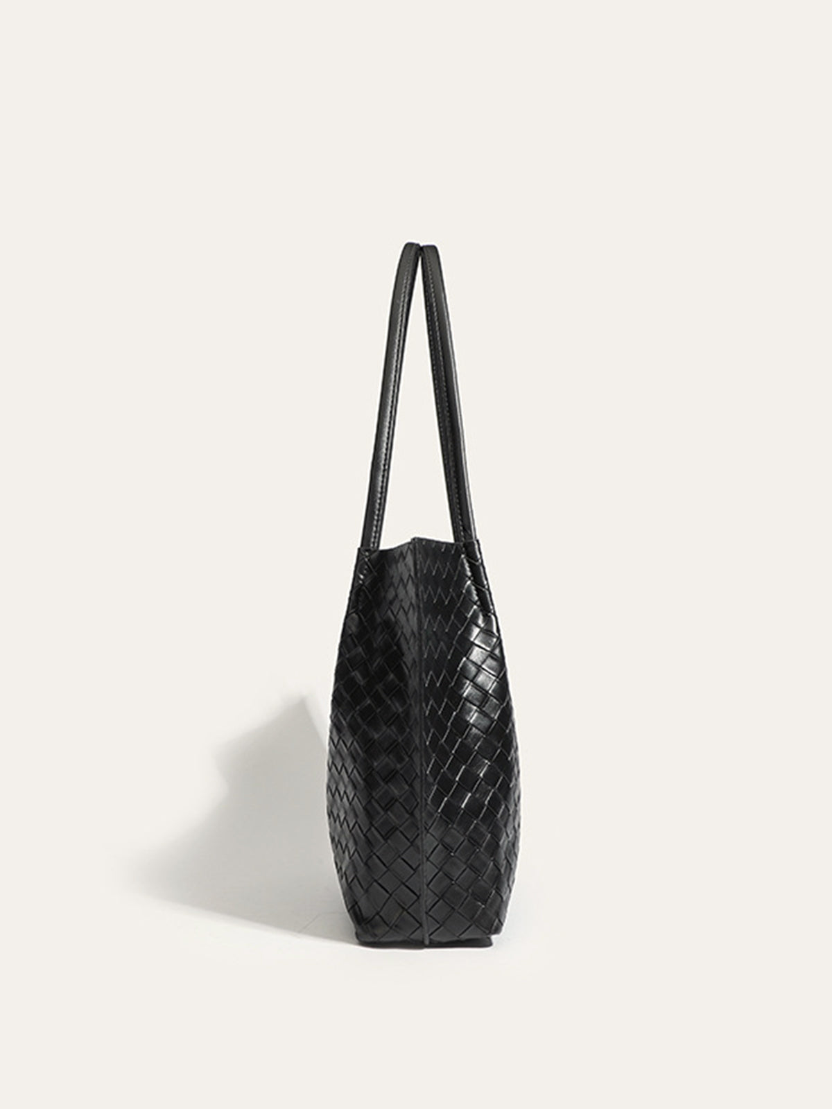 Woven PU Tote Bag