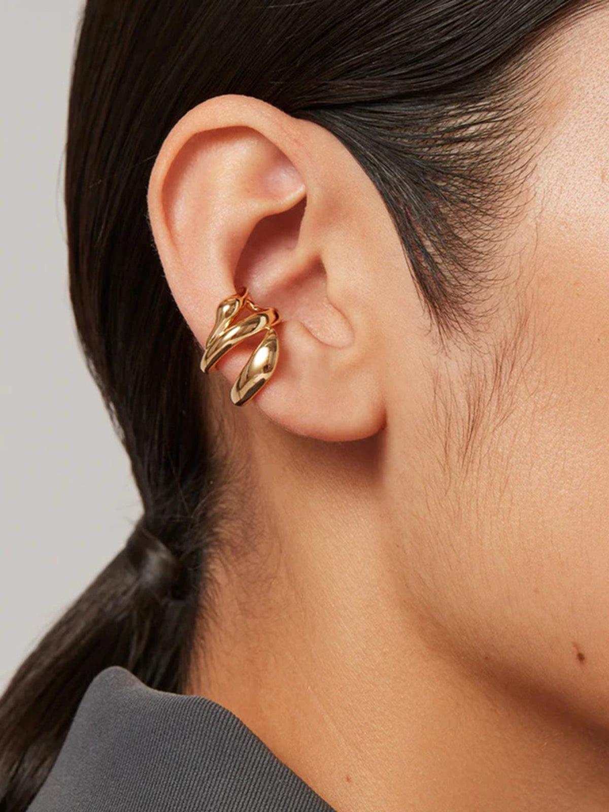 Geometric-Shaped Ear Cuff