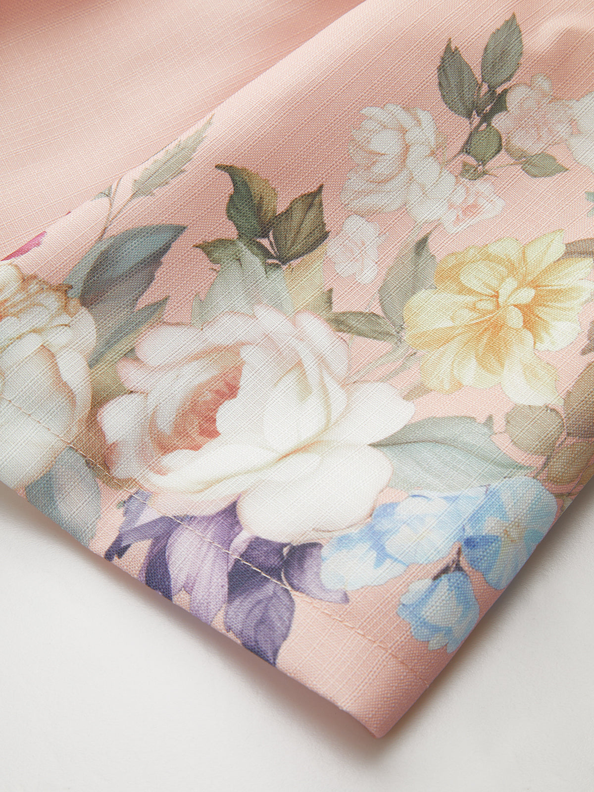 Floral Printed Belted High-Waist Shorts