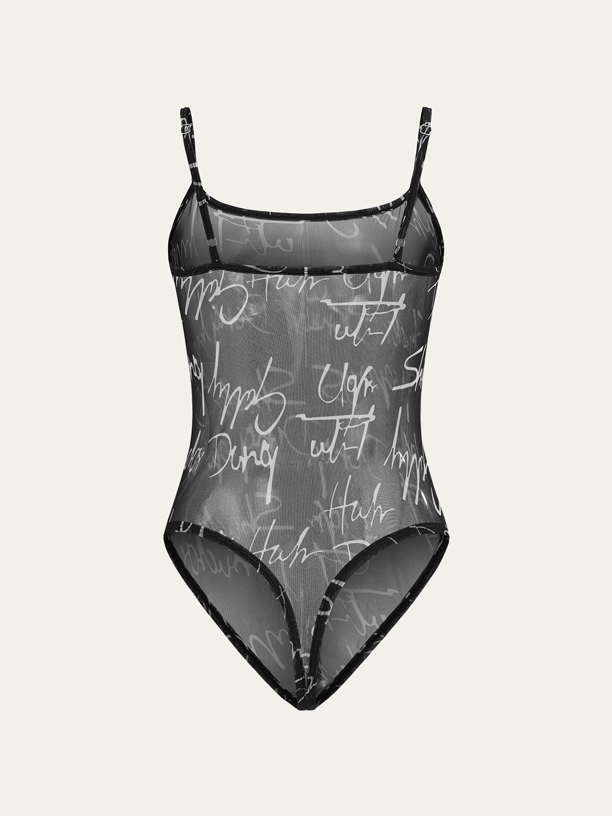 Meltaway Tank Top Scripted Bodysuit