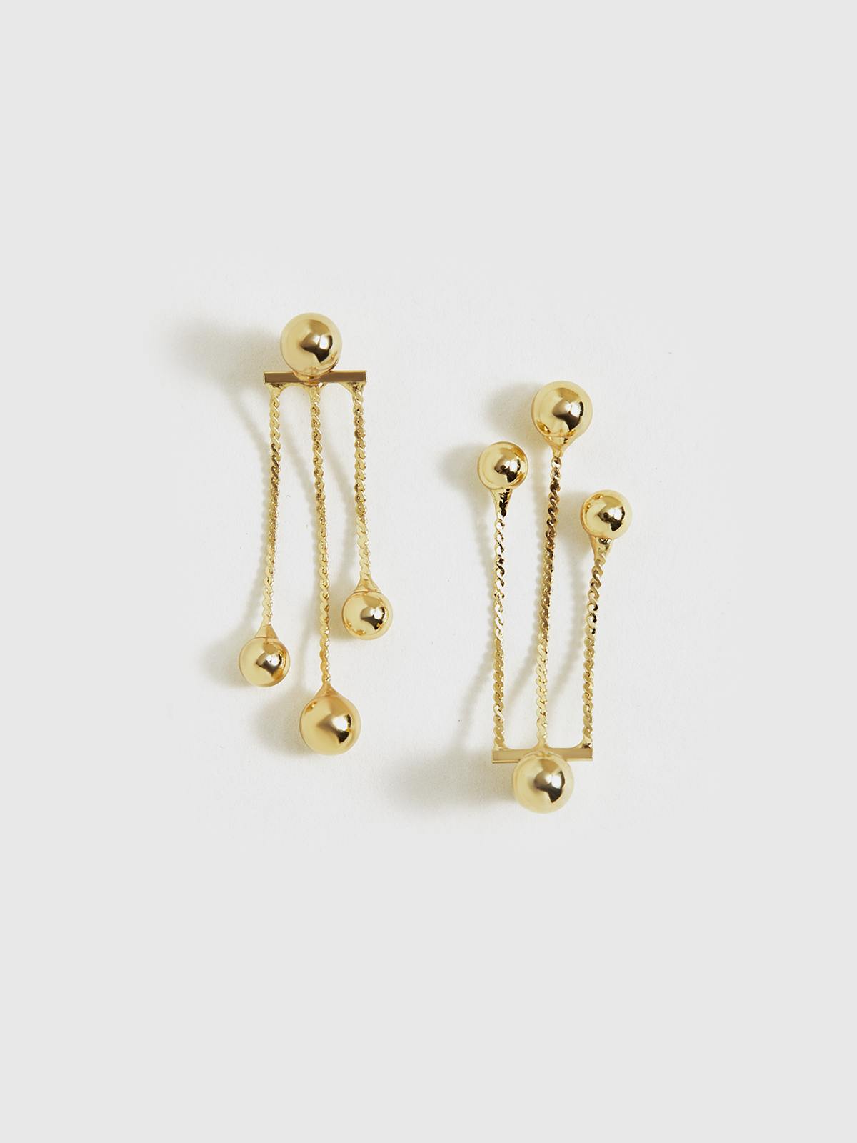 Golden Dangle Earrings