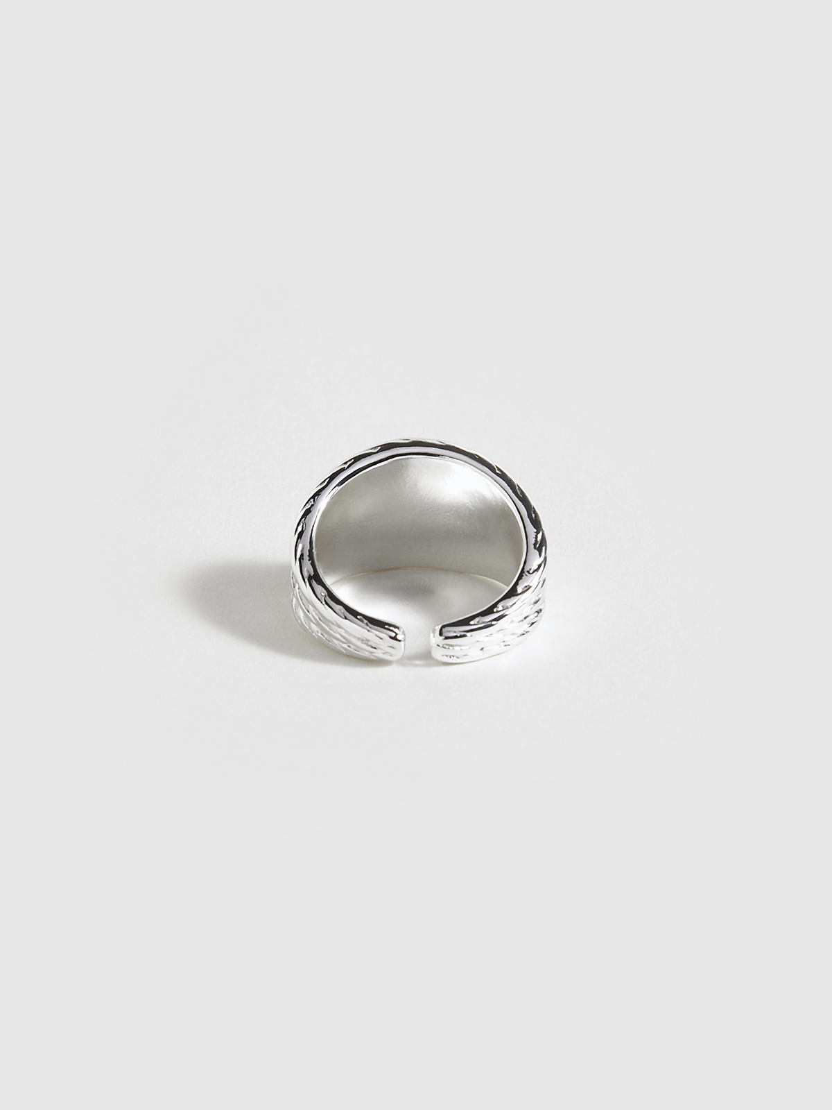 Textured Silver Ring